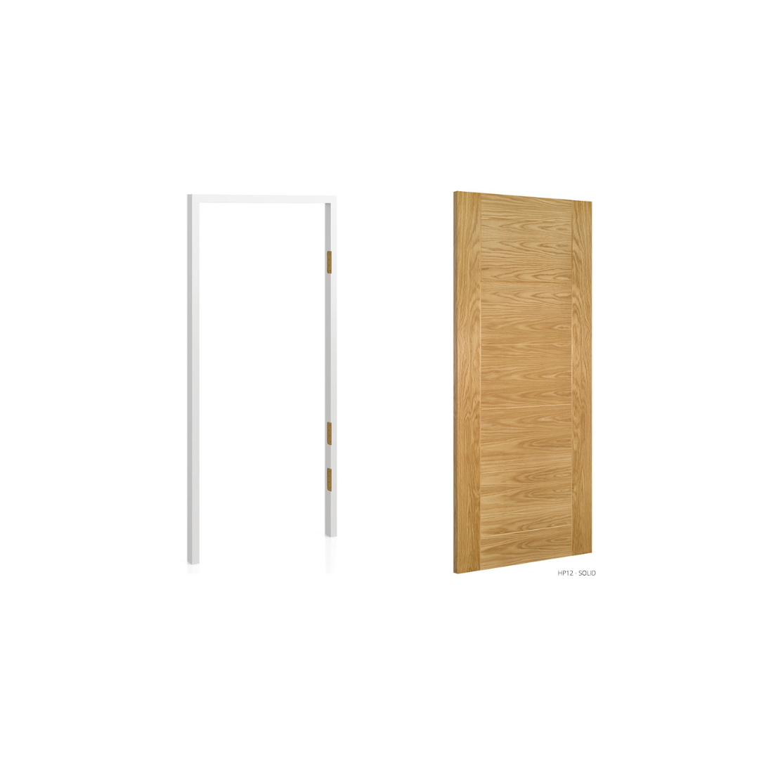 Pre Hung Door Kit Oak HP12